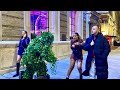 This girl was so afraid that scream way too loud &#39;&#39;I pissed myself&#39;&#39; Bushman Prank || TM Pranks