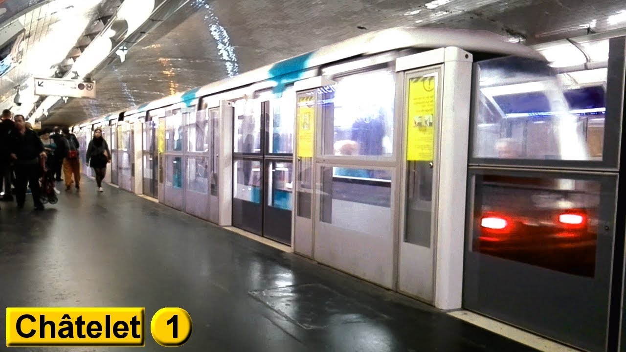 Шатле | линия 1 : Парижский метрополитен ( RATP MP05 )