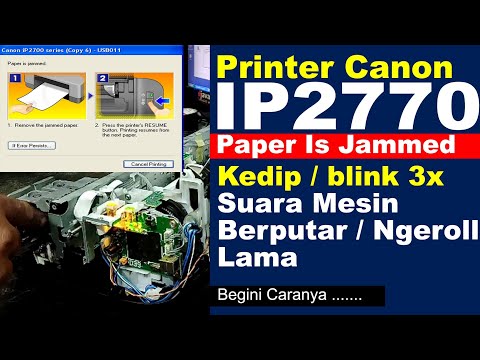 cara mengatasi printer canon lampu orange berkedip kedip atau blinking. 