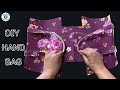 Easy And Quick Bag Making At Home | Hand Bag | Stylish Hand Bag