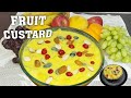 Fruit custard recipe how to make fruit custard  shahi swad 