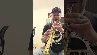 Somewhere Over The Rainbow acapella performance on a rare Sopranino Saxophone
