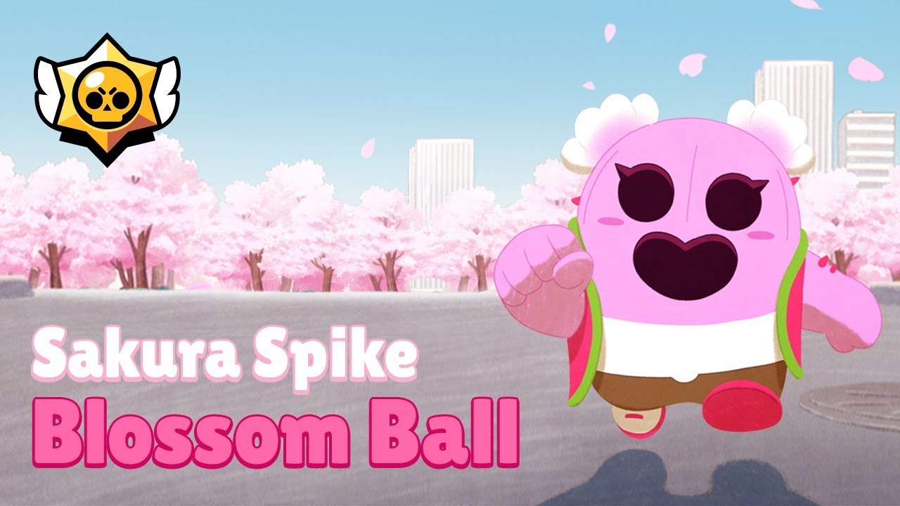 Brawl Stars Sakura Spike Blossom Ball Youtube - spike sacora brawl stars