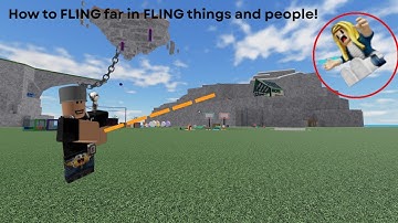 How to fling SUPER far in fling things and people! (SUPER easy!!✅)