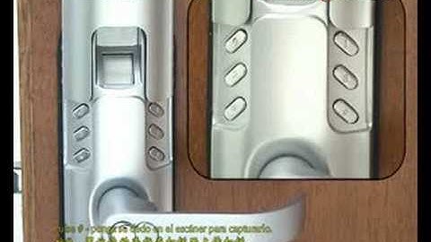 Keylock 6600A_09-Deletion Fingerprint Only