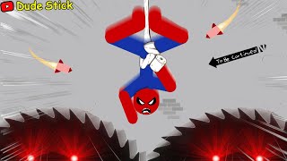 20 Min Real Football vs Stickman | Stickman Dismounting funny moments | Dude Stick