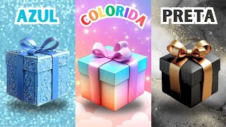 ESCOLHA SEU PRESENTE | Choose your gift 🎁3 gift box challenge | ELIGE TU REGALO #chooseyourgift