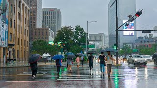 เดินสายฝนมรสุมหนัก | ชองเกชอนปิดสตรีมแล้ว | 4K HDR