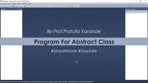 PROGRAM FOR ABSTRACT CLASS IN VB.NET