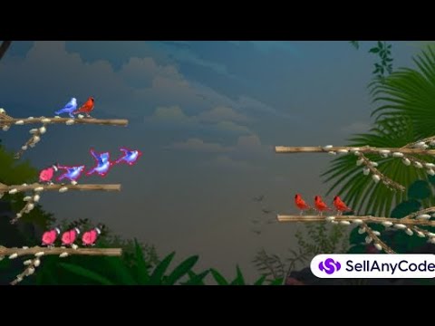 colored bird sorting puzzle unity source code