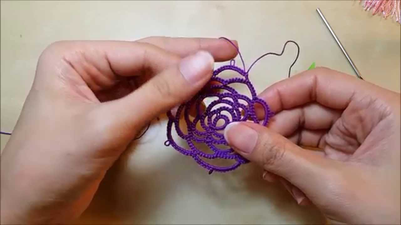 ‫التشبيك المحكم في التاتنج Lock Join in Tatting‬‎ YouTube