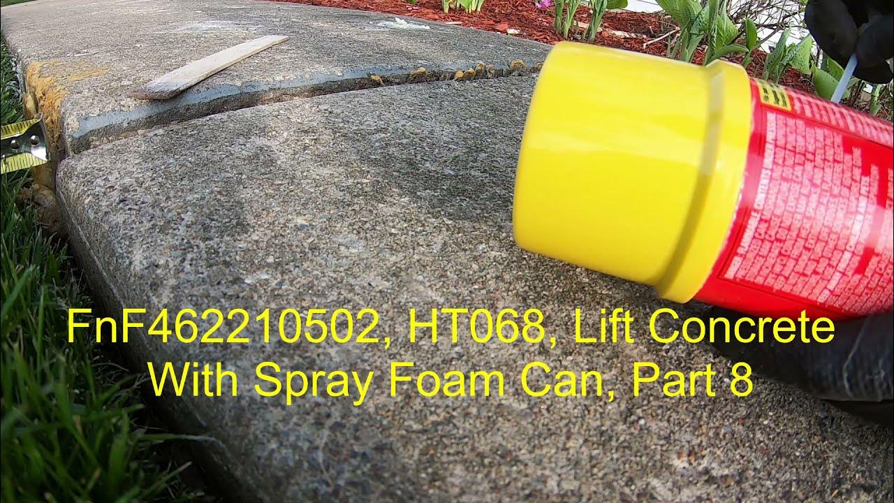 Lift Concrete With Spray Foam Cans, Part 8, FnF462 YouTube