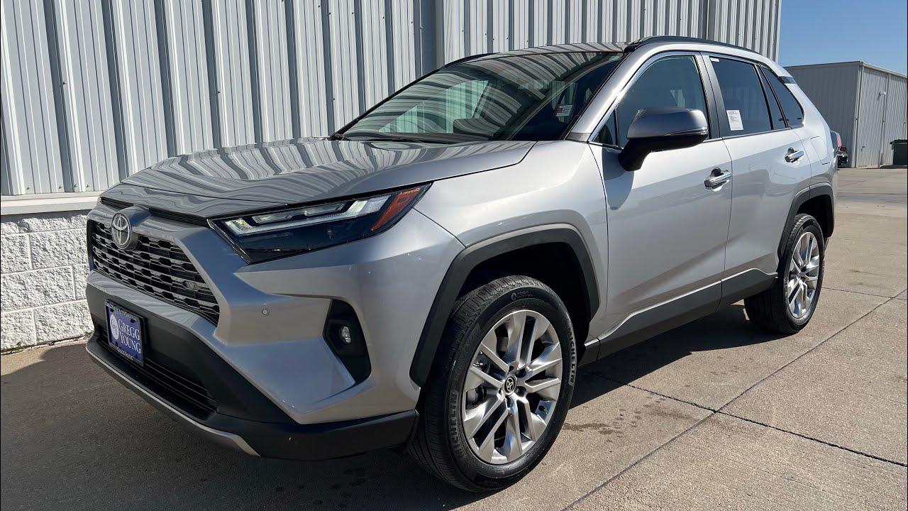 2025 Toyota Rav4 Limited Silver Sky Metallic With Black Interior
