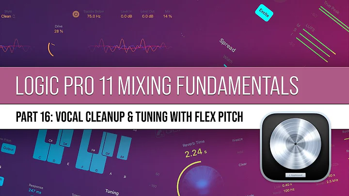 Logic Pro 11 Mixing | #16 Vocal Cleanup & Tuning with Flex Pitch