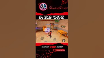 Squad Wipe 😎 #youtubeshorts #codm #shorts