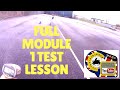 LIVE LESSON: Full Module 1 mod 1 test lesson. Motorcycle riding tips