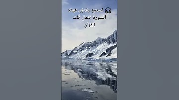 سورة الإخلاص بصوت يريح القلب – ماهر المعيقلي 💖