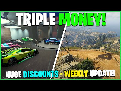 DOUBLE & TRIPLE MONEY, DISCOUNTS & LIMITED TIME CARS IN DEALERSHIPS – GTA ONLINE WEEKLY UPDATE!
