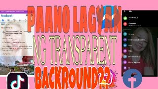 HOW TO PUT A CUZTOMIZE BACKGROUND ON OUR FB,MESSENGER INC (TRANSPARENT)/TAGALOG TUTORIAL screenshot 3