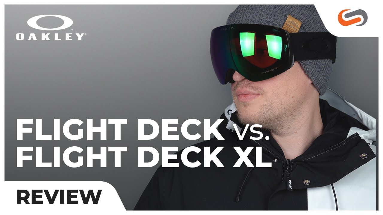 Atticus imperium lavendel Oakley Flight Deck vs. Flight Deck XL | SportRx - YouTube