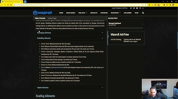 Ailments Explained (Last Epoch 0.9)