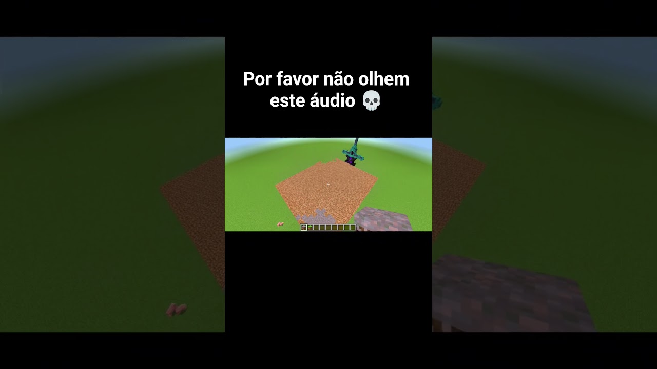 POR FAVOR NÃO OLHEM ESTE ÁUDIO 💀#minecraft #shorts