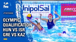 Hungary vs. Israel & Greece vs. Kazakhstan | Women’s Water Polo Olympic Qualification - Day 1