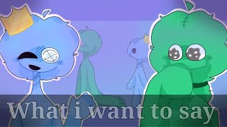 // What I want to say// meme // Rainbow friends roblox { Green x Blue } ship💙💚