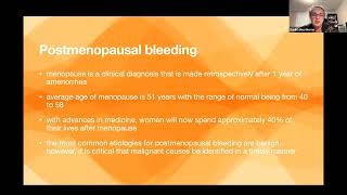 Women's Health Part 3: Postmenopausal Bleeding by Dr. Danika Hawthorne, March 3, 2026