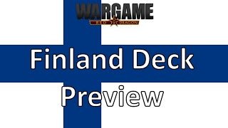 Wargame Red Dragon - Finland Preview Deck