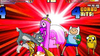 Mugen Battle Tom & Jerry Vs Finn & Princess Bubblegum