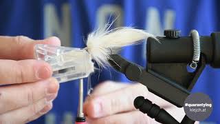White Zonker Skullhead Streamer - Fliegenbinden
