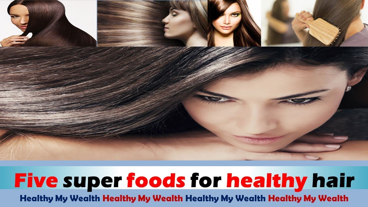 Top 5 super foods for healthy hair Superfoods Glamrs Hair Tips YouTube