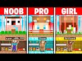 NOOB vs PRO vs GIRL FRIEND IMPOSSIBLE MINECRAFT BASE BATTLE! (Build Challenge)