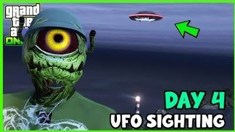 UFO Sighting #4 at the Lighthouse in GTA Online (Halloween Event 2025)