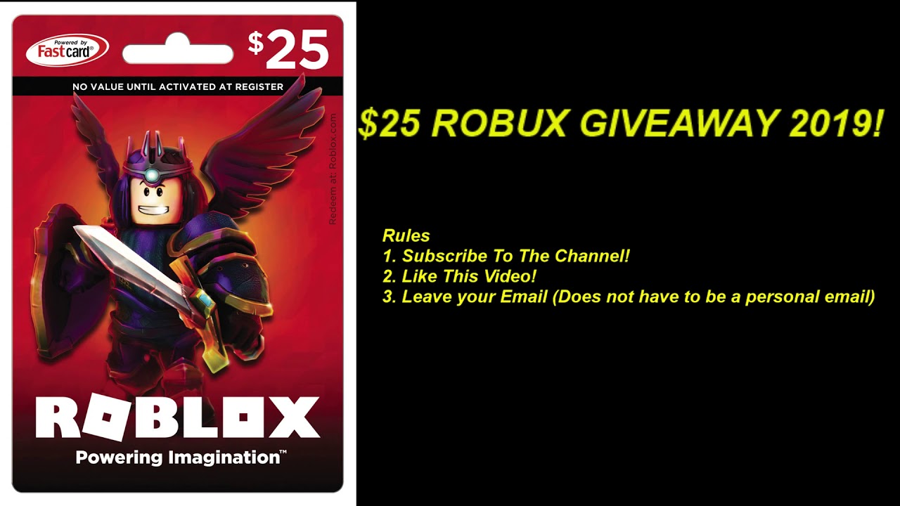 Roblox 25 Robux Giveaway 2019 Closed Youtube - robux 2019 giveawaytk