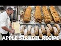 Apple Strudel Recipe | Puff Pastry Apple Strudel | Hot Dessert Recipe | Apple Puff Pastry