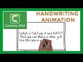 HandWriting Animation in Camtasia 2018 | Tutorial