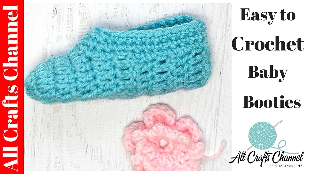 easy crochet baby slippers