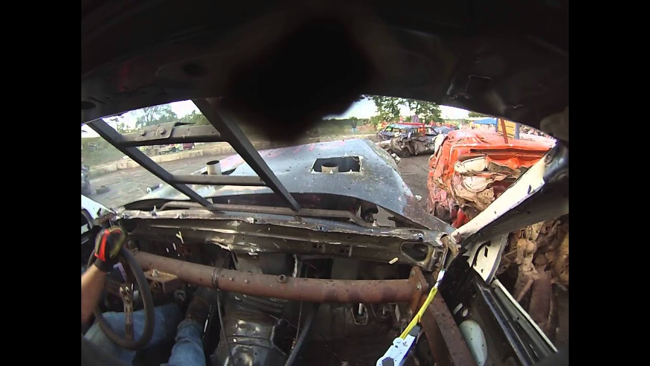 Rosholt Demolition Derby 2014 Feature pt.2 Hollywood Motorsports YouTube