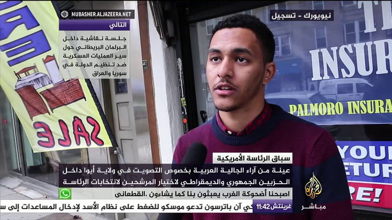 آراء الجالية العربية في أمريكا لاختيار المرشحين لانتخابات الرئاسة ؟