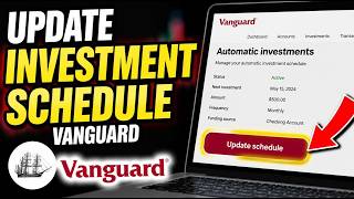 How to update your investment schedule on Vanguard Digital Advisor - Quick Tutorial