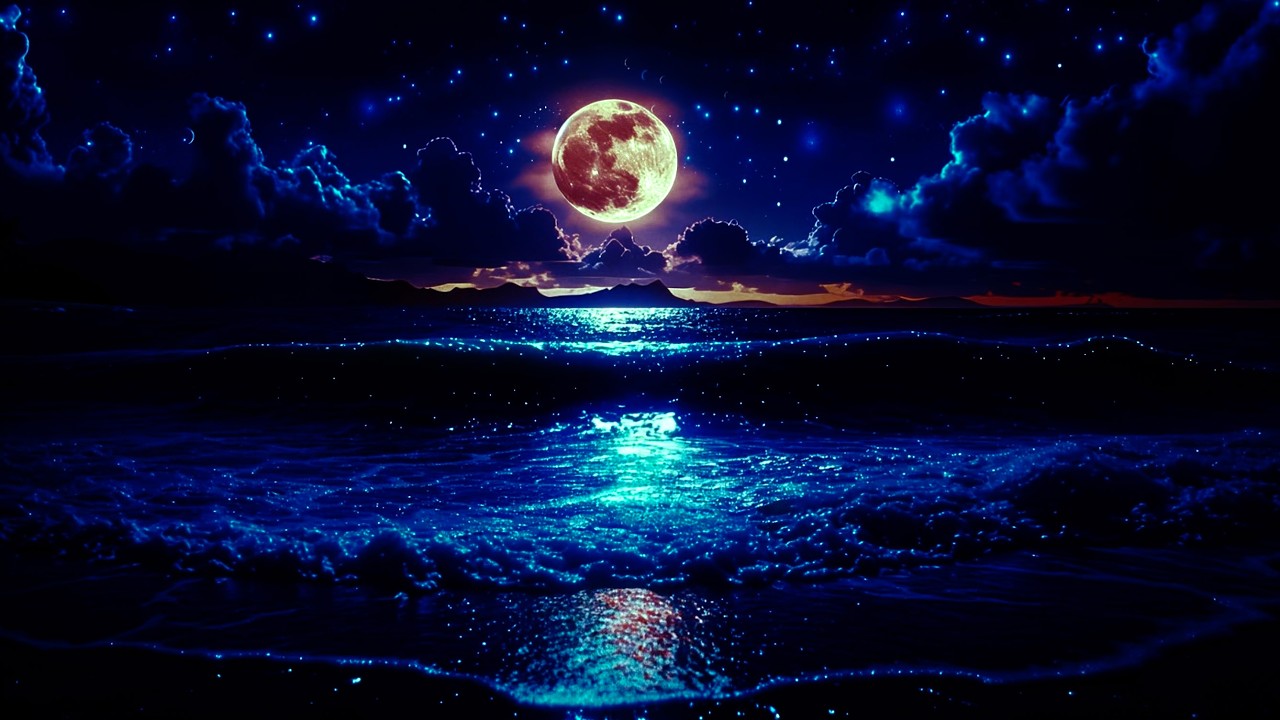 Quiet Ocean at Night | Bedtime Soundscape | SLEEP SWEET