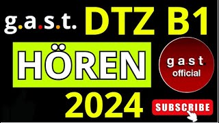 g.a.s.t Hören 2024 B1 Prüfung Übungssatz - TELC DTZ 2024 TEST