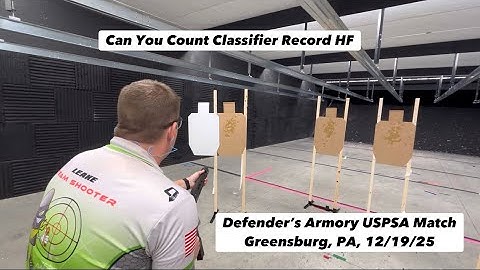 Can You Count 06-03 Classifier, 110% GM, PCC Record HF, 5.11 Sec, 1C, 19.17 HF