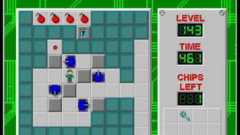 CCLP2 level 143 solution - 406 seconds