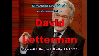 David Letterman helps bid farewell to Regis - Live with Regis Kelly 11/16/11 HQ stereo