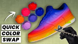 How to PROPERLY Airbrush a GRADIENT [+ Change Colors with your Airbrush fast!]