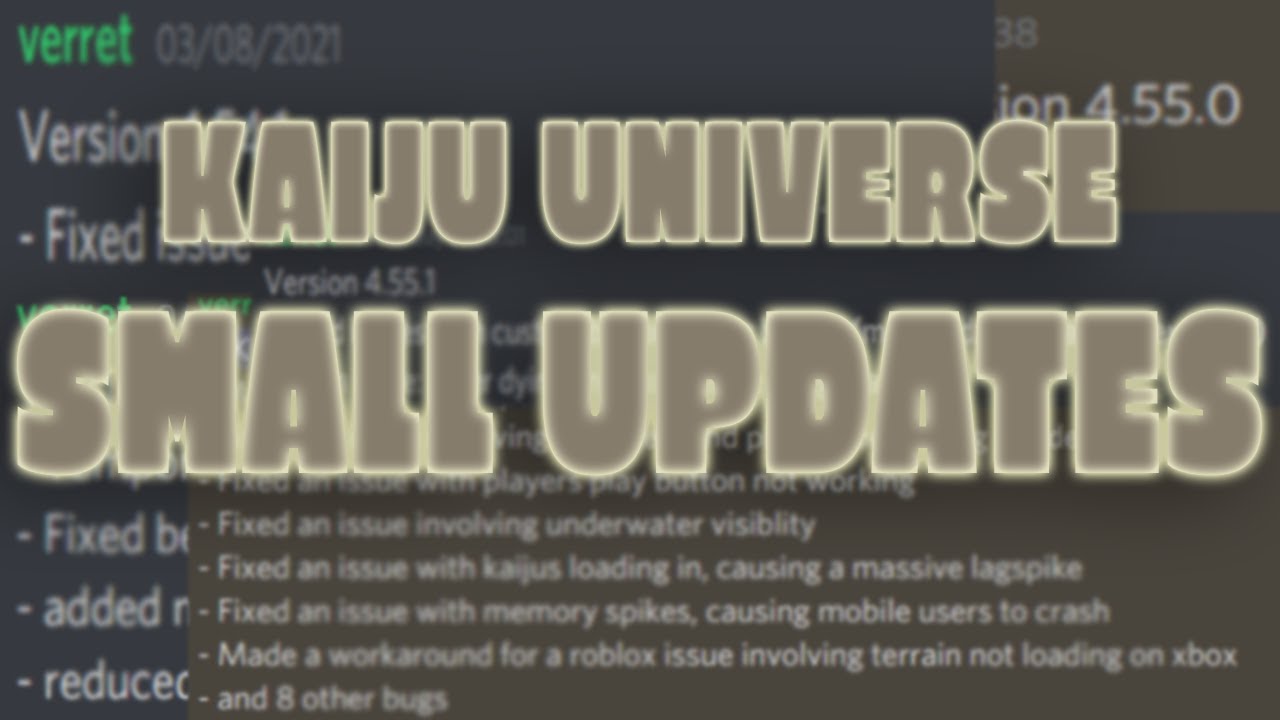 Ku Small All recent KU small updates | Roblox - YouTube