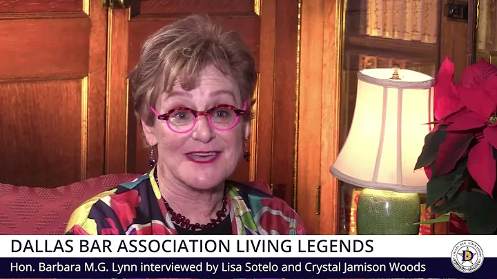 Living Legends Interview with Hon. Barbara M.G. Ly...
